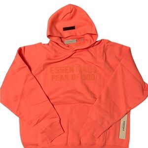 Fear of God Essentials Coral Powder Sweatshirt